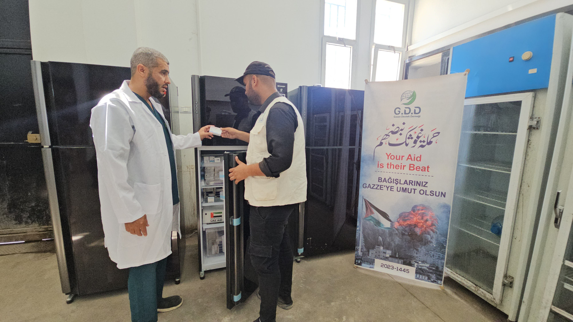 Gazze Destek Supplies Medical Devices to Hospitals in the Gaza